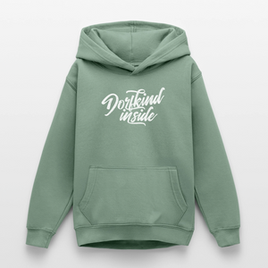 Dorfkind inside / Teenager Premium Hoodie - Graugrün