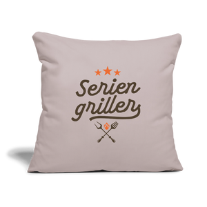 Seriengriller / Kissenbezug - helles Taupe