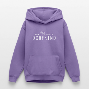 Zum Glück Dorfkind / Teenager Premium Hoodie - Lavendel