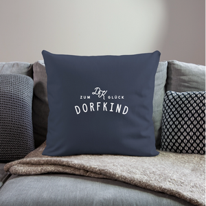 Zum Glück Dorfkind / Kissenbezug - Navy