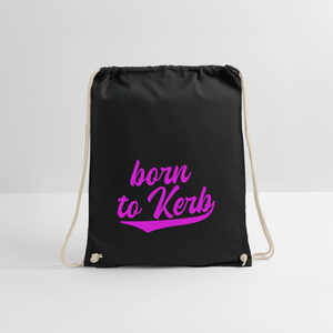 Born to Kerb / Turnbeutel - Schwarz