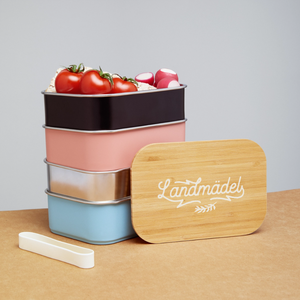 Brotdose Landmädel - Lunchbox für Schule Kindergarten von Dorfkram®