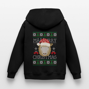 Weihnachten Schaf / Kinder Premium Hoodie - Schwarz