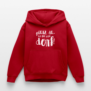 Platz da ich bin vom Dorf / Kinder Premium Hoodie - Rot