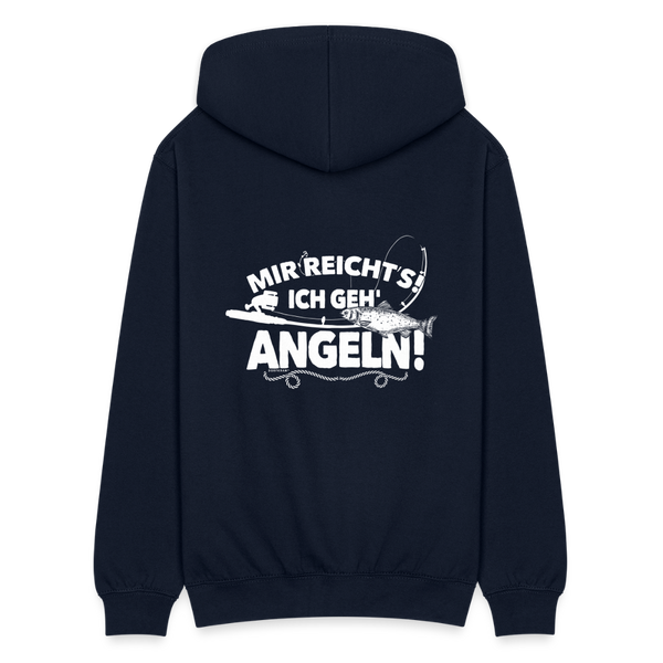 Mir reichts ich geh angeln / Herren Sweatjacke - Navy