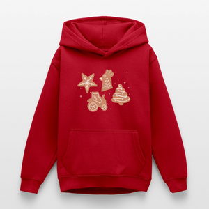 Weihnachtsplätzchen Bauernhof / Teenager Premium Hoodie - Rot