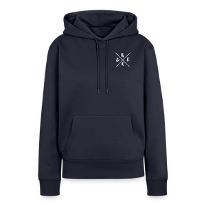 Kerb Badge / Damen Premium Hoodie - Navy