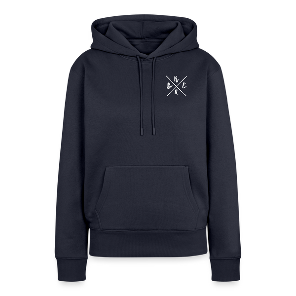 Kerb Badge / Damen Premium Hoodie - Navy