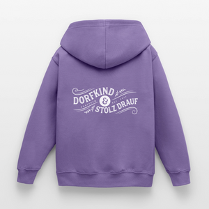 Dorfkind und stolz drauf / Kinder Premium Hoodie - Lavendel