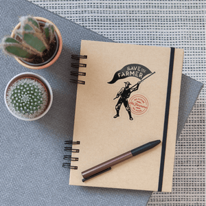 Save the Farmer / Sticker - Transparent glänzend