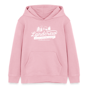 Landcrew - Dorfkind für immer / Kinder Organic Hoodie - Hellrosa