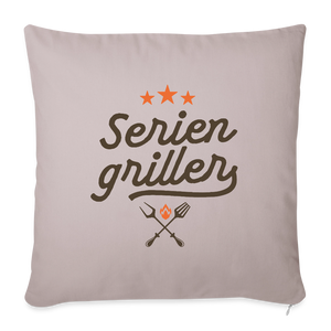 Seriengriller / Kissenbezug - helles Taupe