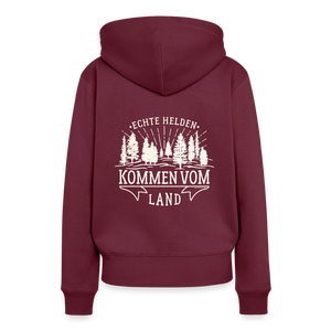 Karins Damenhoodie - Burgunderrot