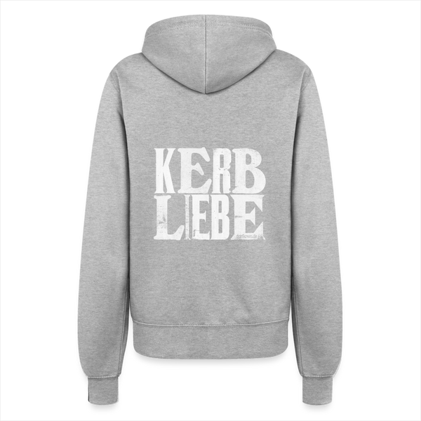 Kerb Liebe / Frauen Kapuzenjacke - Grau meliert