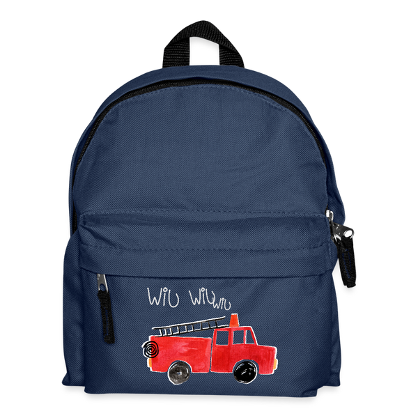 Feuerwehr / Kinder Rucksack - Navy