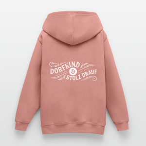 Dorfkind und stolz drauf / Teenager Premium Hoodie - Altrosa