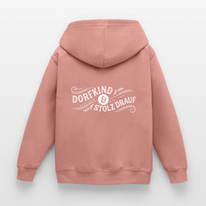 Dorfkind und stolz drauf / Kinder Premium Hoodie - Altrosa