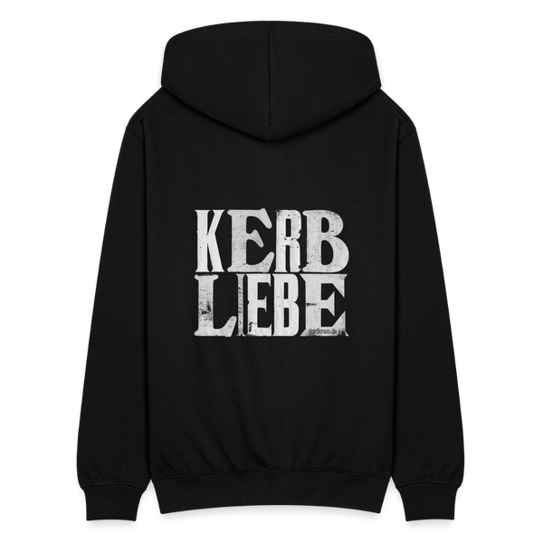 Kerb Liebe / Unisex Kapuzenjacke - Schwarz