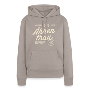 Ährenfrau / Frauen Premium Hoodie - Taupe