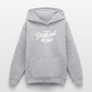 Dorfkind inside / Teenager Premium Hoodie - Hellgrau meliert