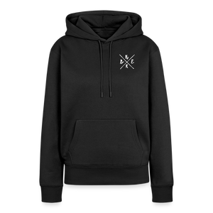 Kerb Badge / Damen Premium Hoodie - Schwarz