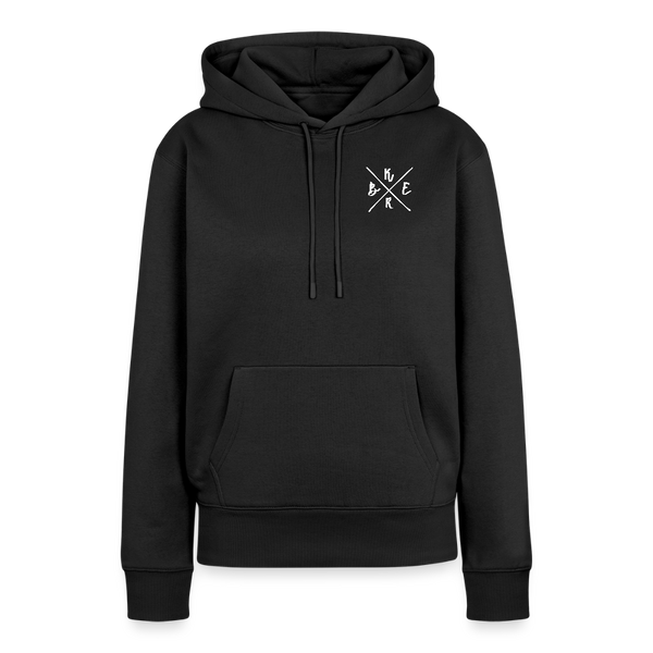 Kerb Badge / Damen Premium Hoodie - Schwarz