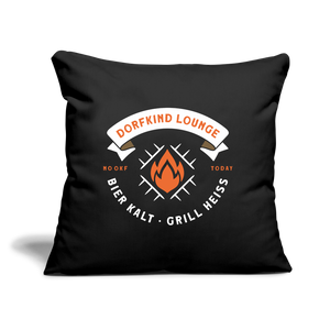 Dorfkind Lounge / Sofakissen mit Füllung - Schwarz