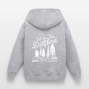 Ich bin das Dorfkind vor dem Dich jeder gewarnt hat / Kinder Premium Hoodie - Hellgrau meliert
