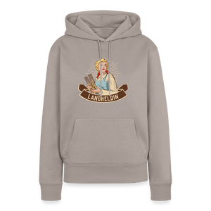 Landheldin / Damen Premium Hoodie - Taupe