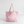 Mehr als ein Dorfkind kann ein Mensche nicht werden /  Shopper Tasche aus recycelter Baumwolle - Vintage Rosa