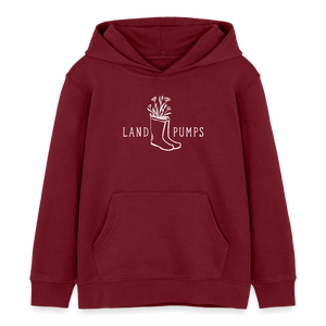 Landpumps Gummistiefel / Kinder Organic Hoodie - Burgunderrot