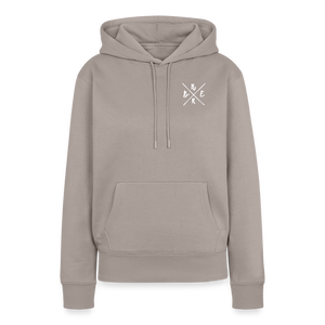 Kerb Badge / Damen Premium Hoodie - Taupe