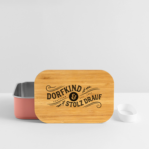 Dorfkind und stolz drauf / Lunch Box - Hellrosa
