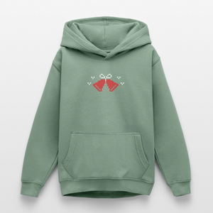 Weihnachten Kuh Moh Ho ho / Teenager Premium Hoodie - Graugrün