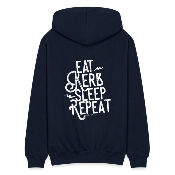 Eat Kerb Sleep Repeat / Herren Sweatjacke - Navy