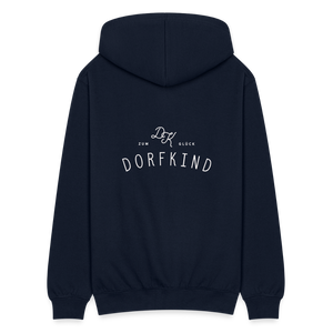 Zum Glück Dorfkind / Herren Premium Sweatjacke - Navy