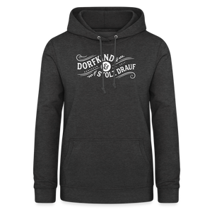 Dorfkind und stolz drauf / Damen Premium Hoodie / monochrom Edition - Anthrazit