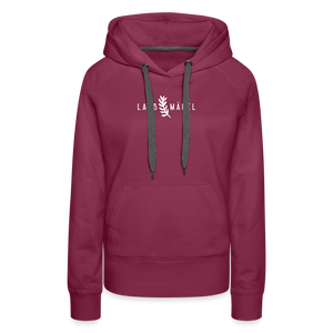 Landmädel / Damen Premium Hoodie - Bordeaux