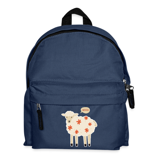 Schaf / Kinder Rucksack - Navy