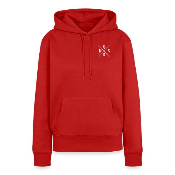 Kerb Badge / Damen Premium Hoodie - Rot