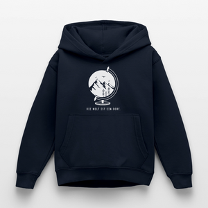 Die Welt ist ein Dorf / Kinder Premium Hoodie - Navy