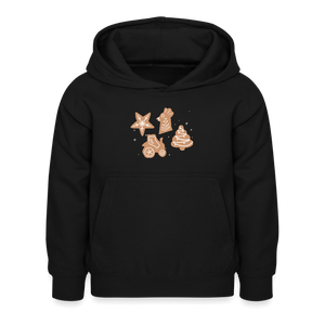 Weihnachtsplätzchen / Kinder Premium Hoodie - Schwarz