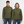 Zum Glück Dorfkind / Relaxed Fit Unisex Sherpajacke von Stanley/Stella - Khaki
