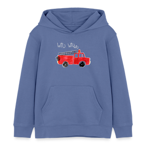 Feuerwehrauto Feuerwehr Wiu Sirene / Kinder Organic Hoodie - Blau
