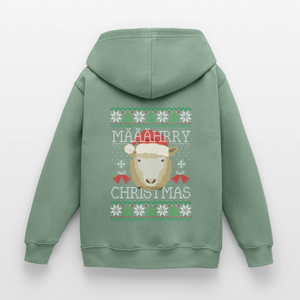 Weihnachten Schaf / Kinder Premium Hoodie - Graugrün