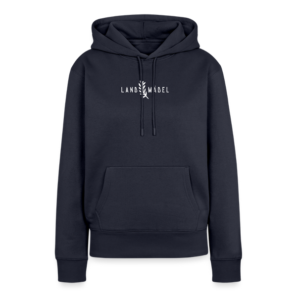 Landmädel / Damen Premium Hoodie - Navy
