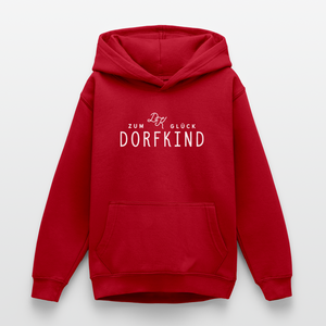 Zum Glück Dorfkind / Teenager Premium Hoodie - Rot