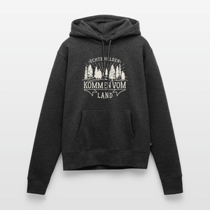 Echte Helden kommen vom Land / Damen Premium Hoodie - Anthrazit meliert