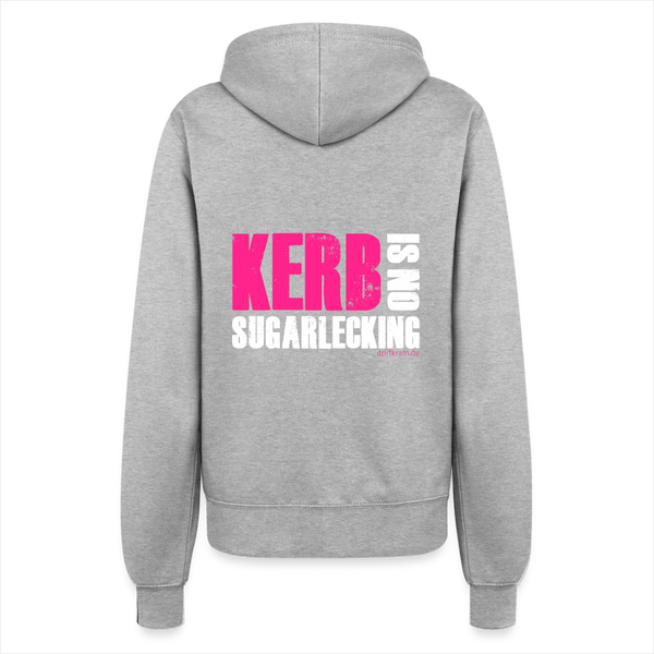 Kerb is no / Frauen Kapuzenjacke - Grau meliert