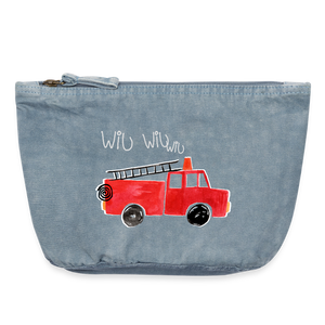 Federmäppchen für die Schule - Kindergarten - mit Feuerwehrauto - Kinderfeuerwehr Tasche